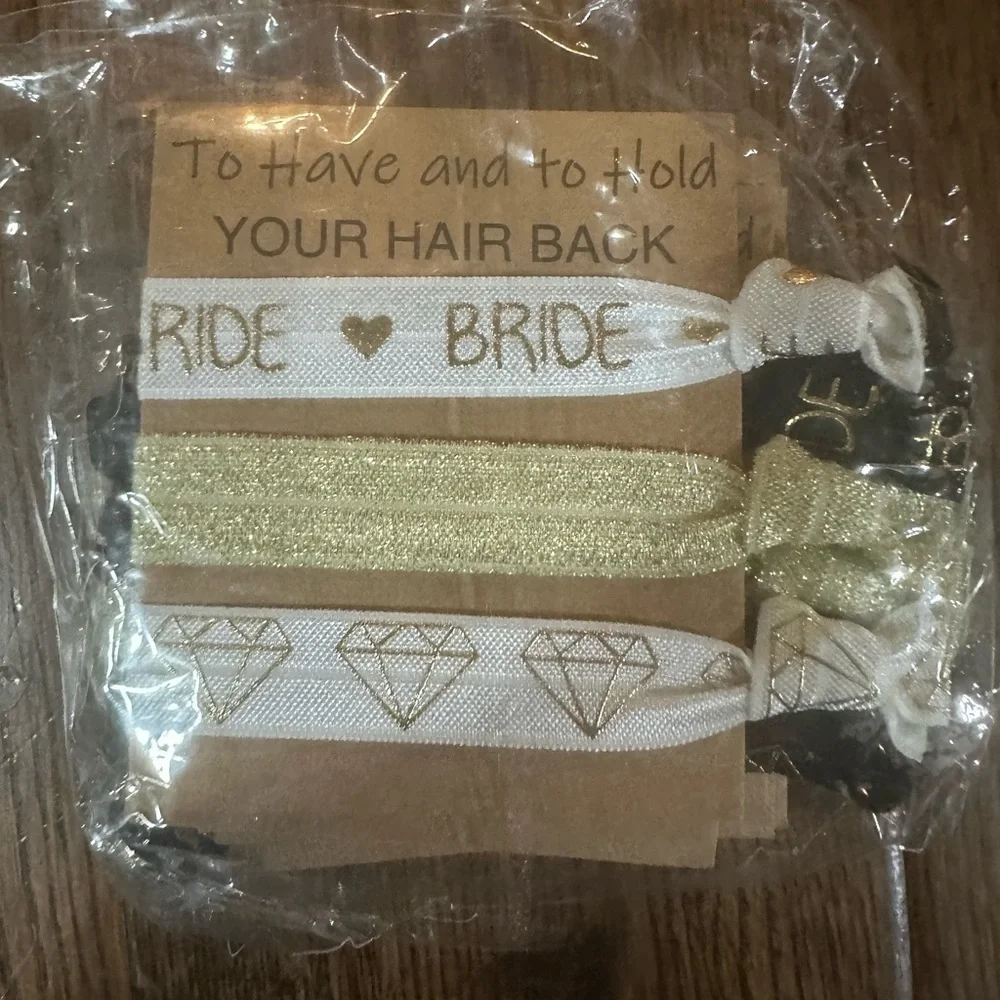NEW Snogisa Hair Tie Set ‘To Have and to Hold Your Hair Back’ Bridesmaid